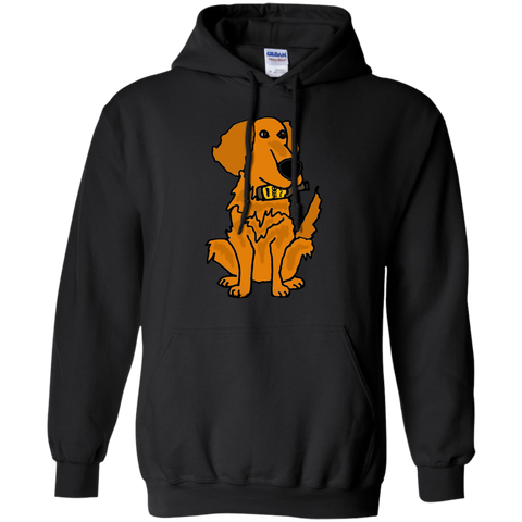 cool funny golden retriever dog with beer bottle T-Shirt