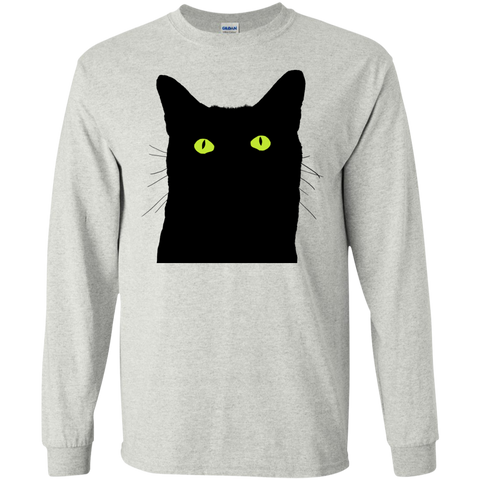 cat looking up matching family T-Shirt
