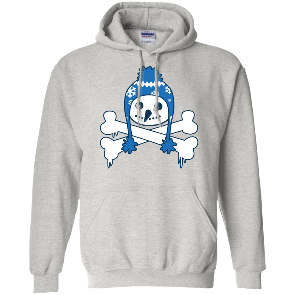 cute snowman skull winter art T-Shirt