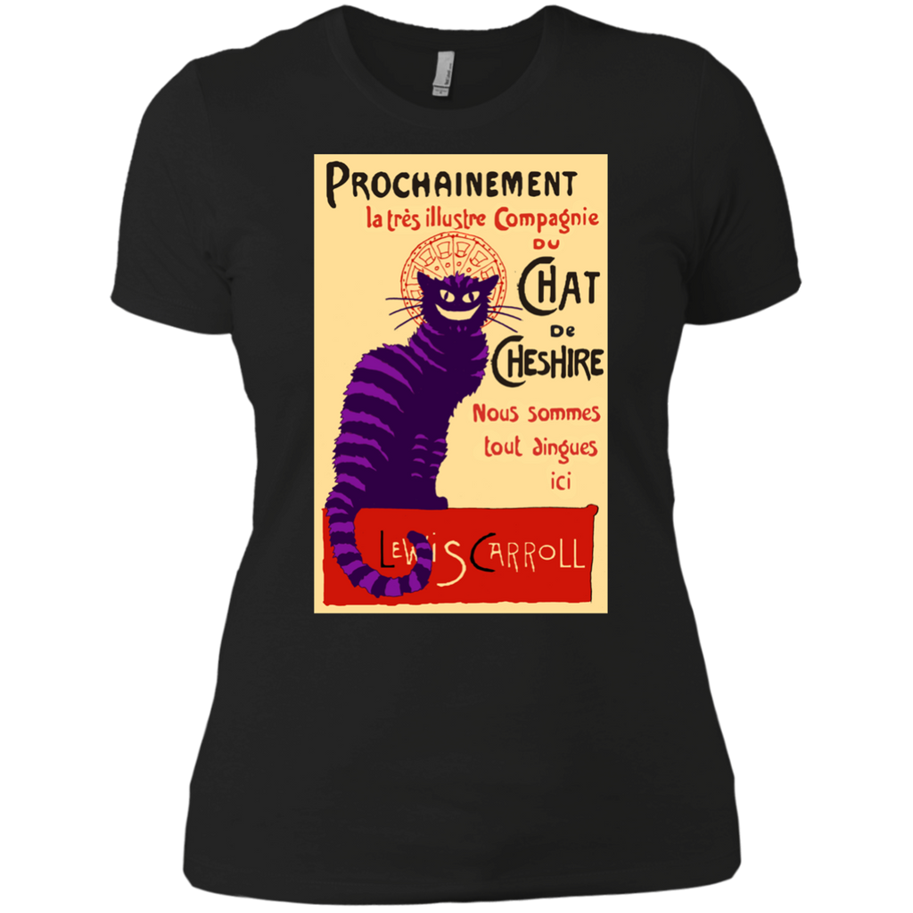 cheshire cat 'chat noir' poster T-Shirt