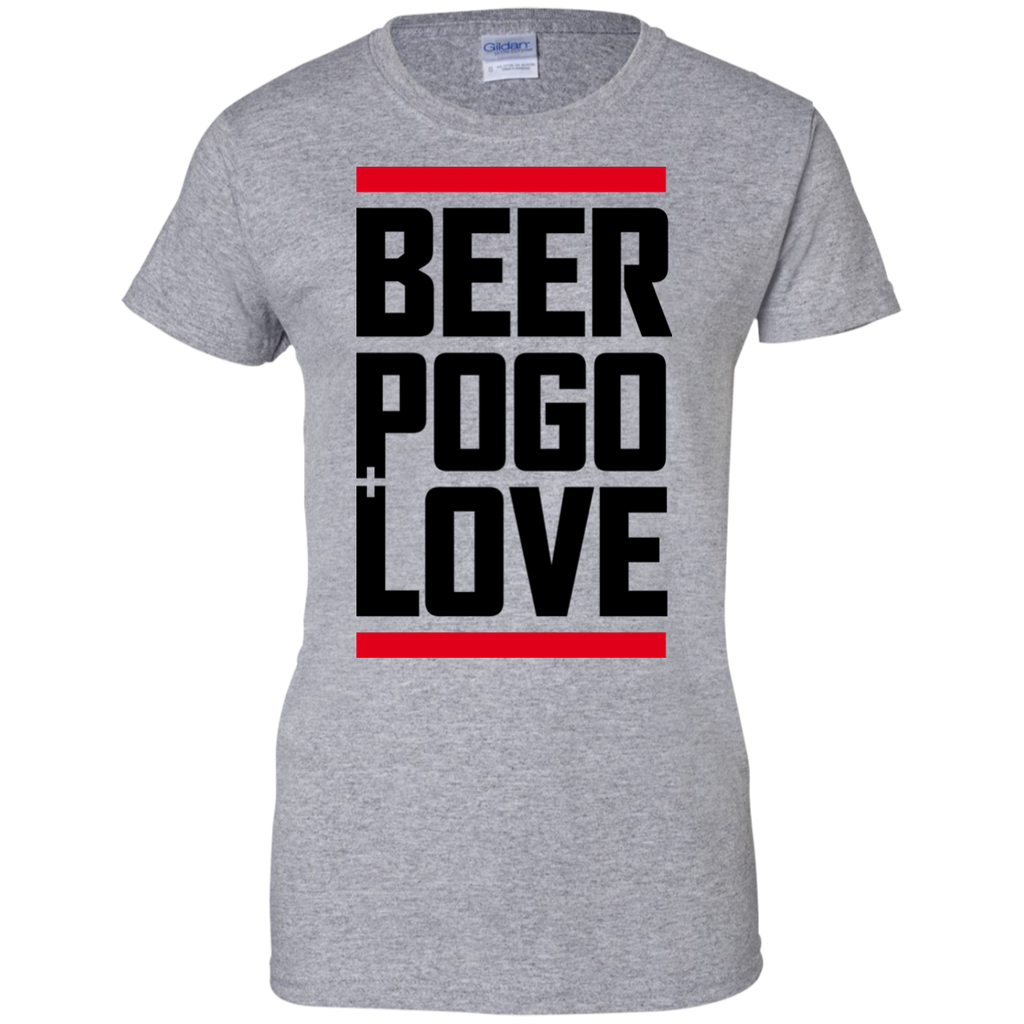 beer, pogo & love white T-Shirt