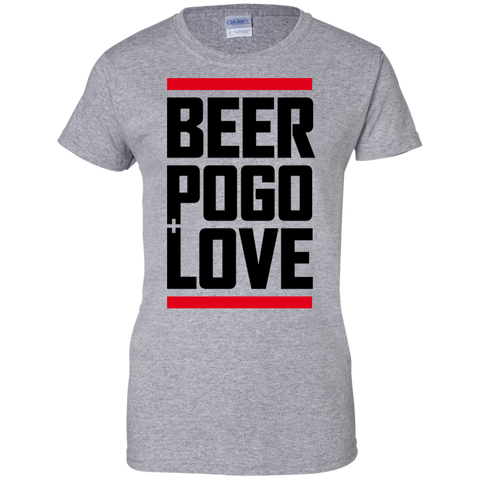 beer, pogo & love white T-Shirt