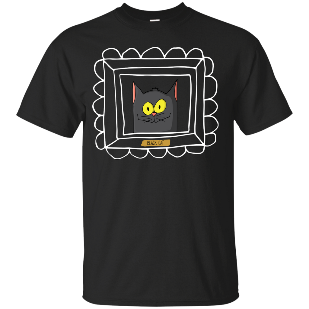 black cat framed T-Shirt