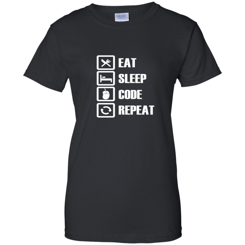eat sleep code repeat T-Shirt