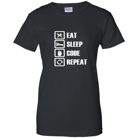 eat sleep code repeat T-Shirt