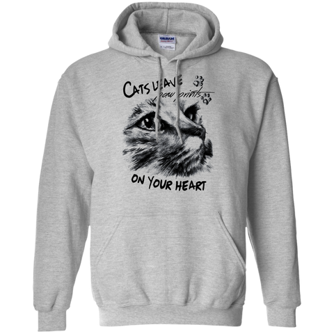 cats leave paw prints on your heart sweatshirt T-Shirt