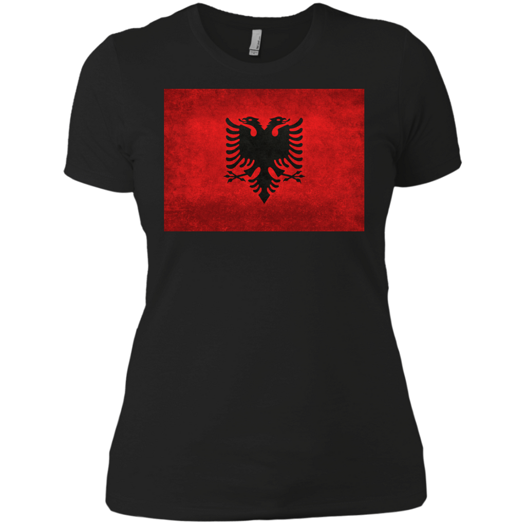 flag of albania - super grunge T-Shirt