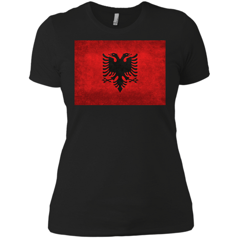 flag of albania - super grunge T-Shirt