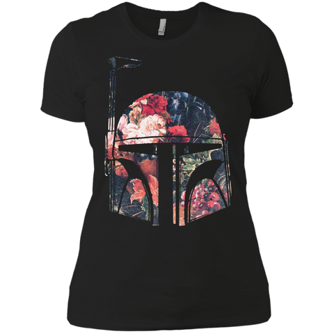 floral boba fett helmet T-Shirt