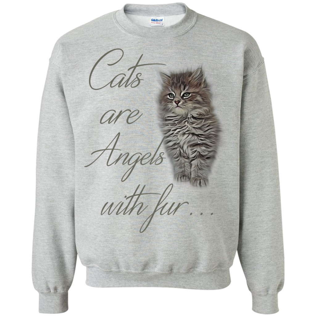 cats are angels with fur ... sweatshirt T-Shirt