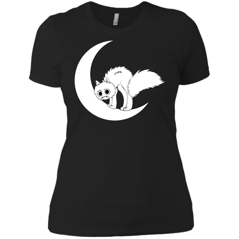 cat on moon sweatshirt T-Shirt