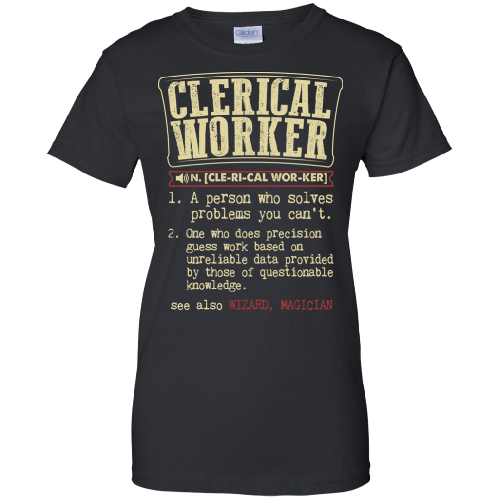 clerical worker funny dictionary term T-Shirt