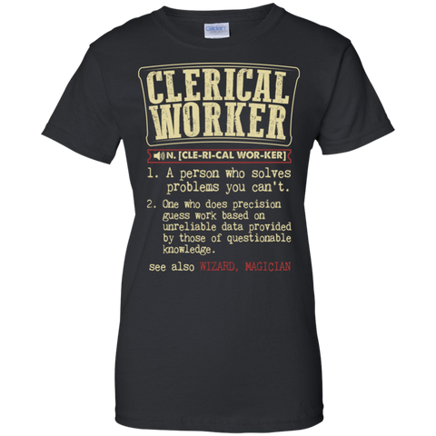 clerical worker funny dictionary term T-Shirt