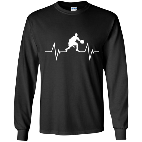 basketball heartbeat love T-Shirt