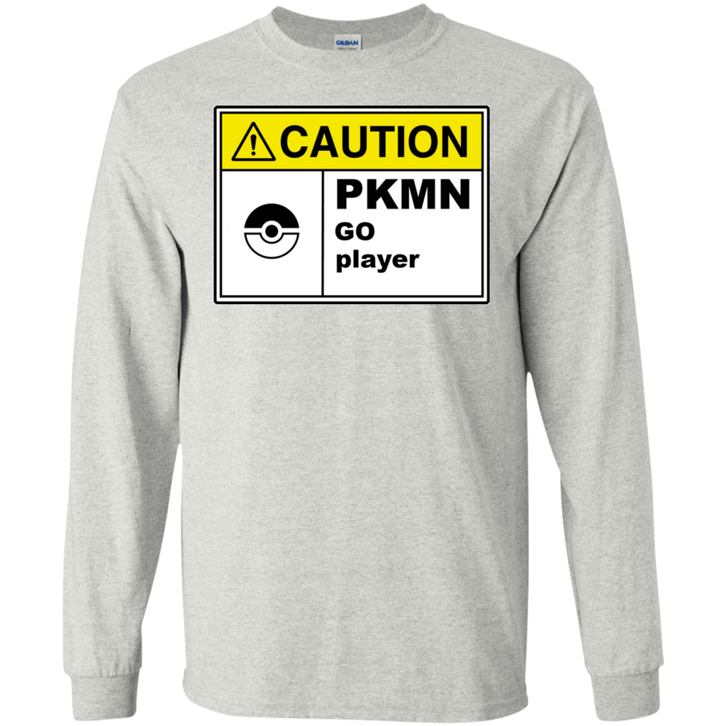 caution! pkmn go player T-Shirt