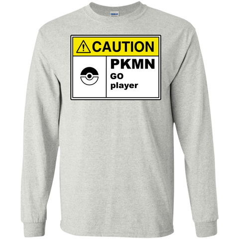 caution! pkmn go player T-Shirt