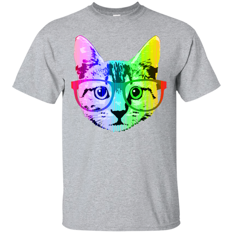 funny rainbow cat sweatshirt T-Shirt