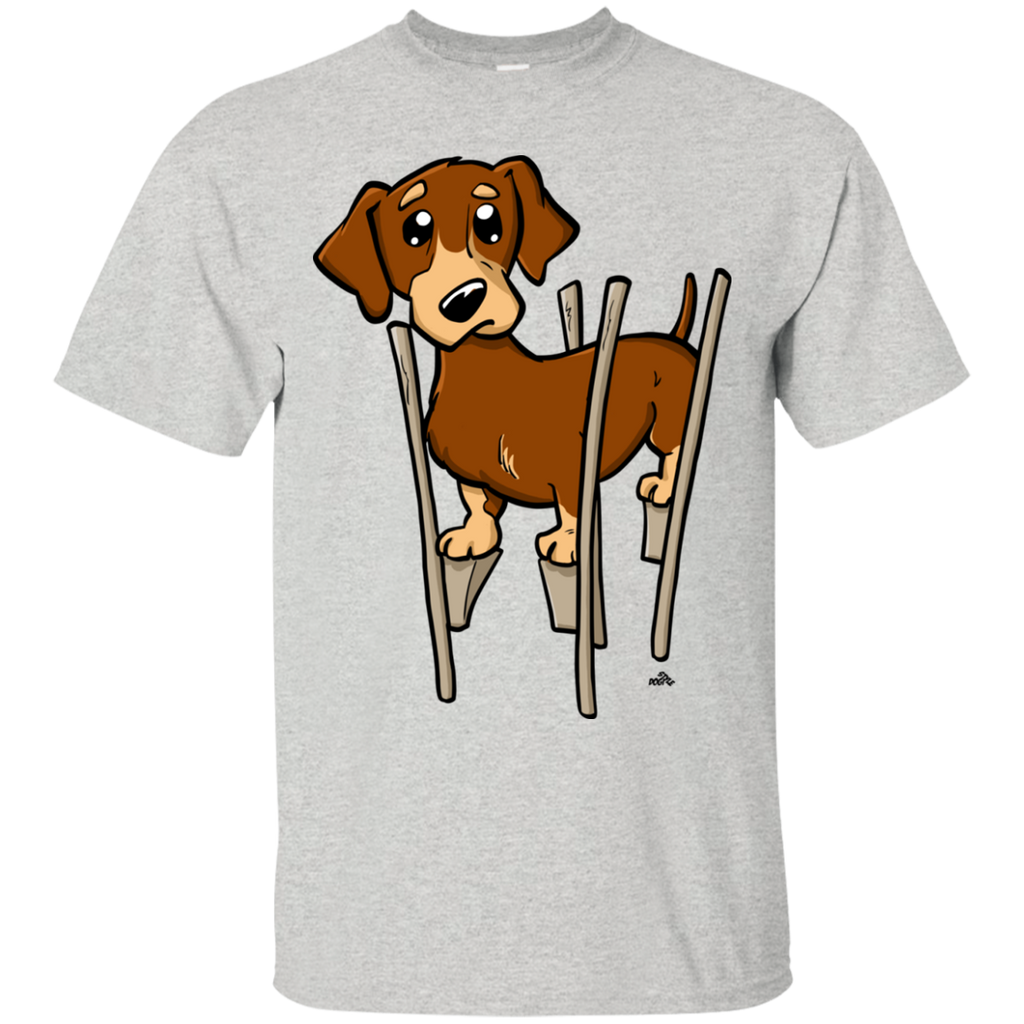 dachshund wiener cartoon dog T-Shirt