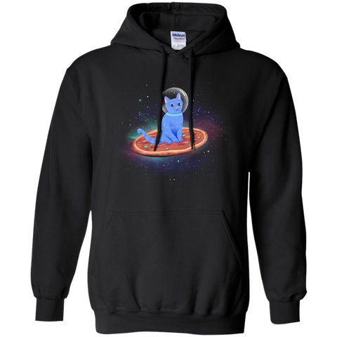 cat, pizza, space t- T-Shirt