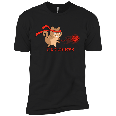 cat-ouken (with text) T-Shirt