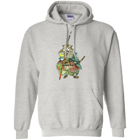japanese samurai cat with two swords sweatshirt T-Shirt