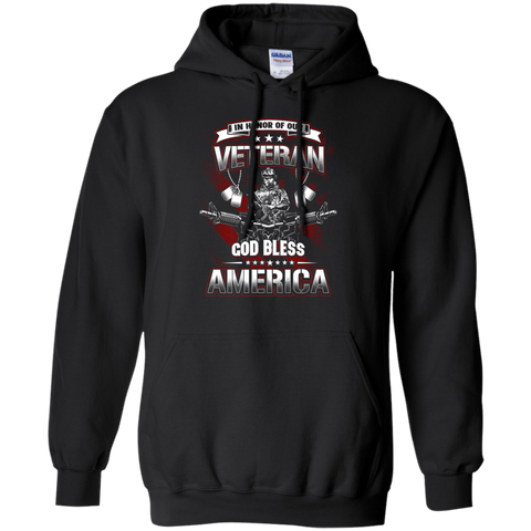 in honor of our veteran god bless america T-Shirt