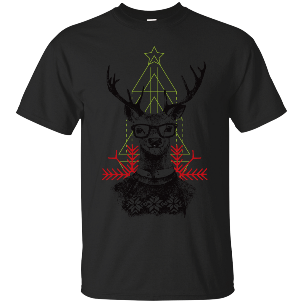 christmas hipster deer holiday sweater T-Shirt