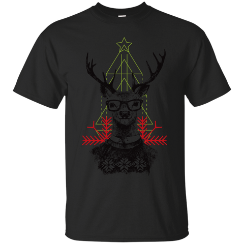 christmas hipster deer holiday sweater T-Shirt