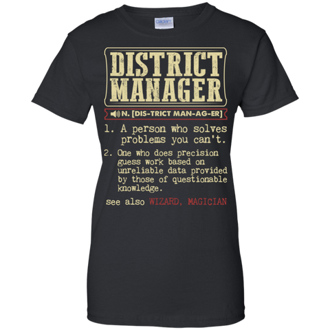 district manager funny dictionary term T-Shirt
