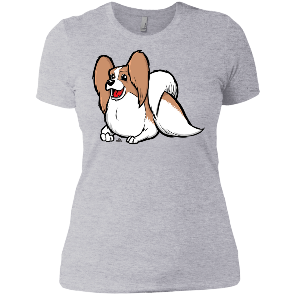 cute papillon cartoon dog T-Shirt