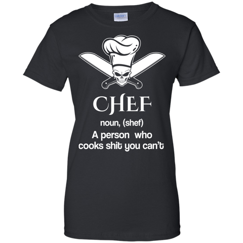 chef noun, (shef) T-Shirt