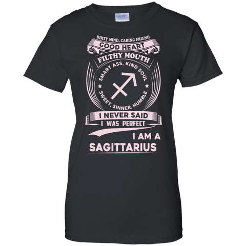 dirty mind caring friend i am a sagittarius T-Shirt
