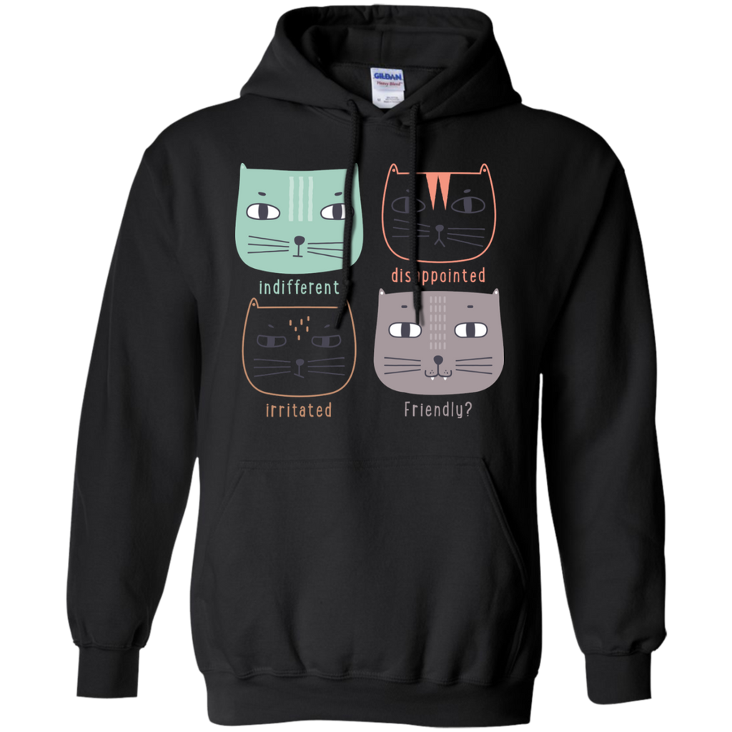 faces of cat t- T-Shirt