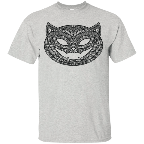 black patterned halloween cat T-Shirt Custom Ultra Cotton