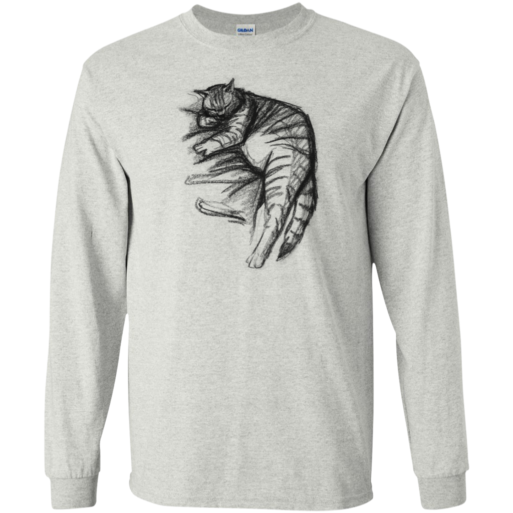 fat cat sleeping t- T-Shirt
