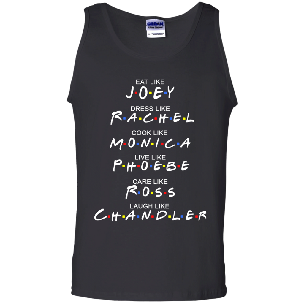eat like joey. dress like rachel. cook like monica.. T-Shirt