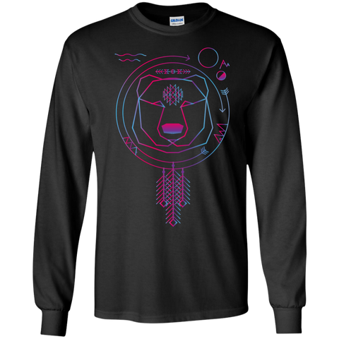colorfull geometric bear american native tribal universe matching family T-Shirt