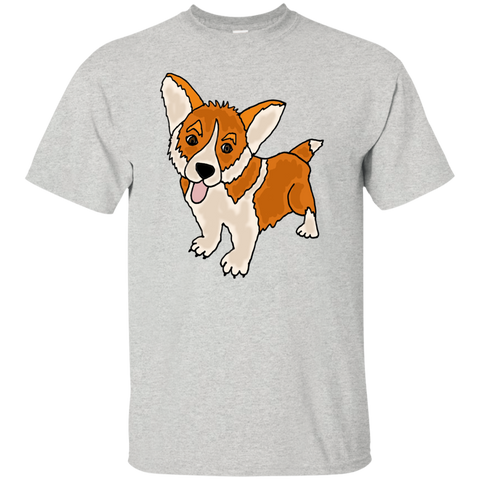 funny cool welsh corgi puppy dog art T-Shirt