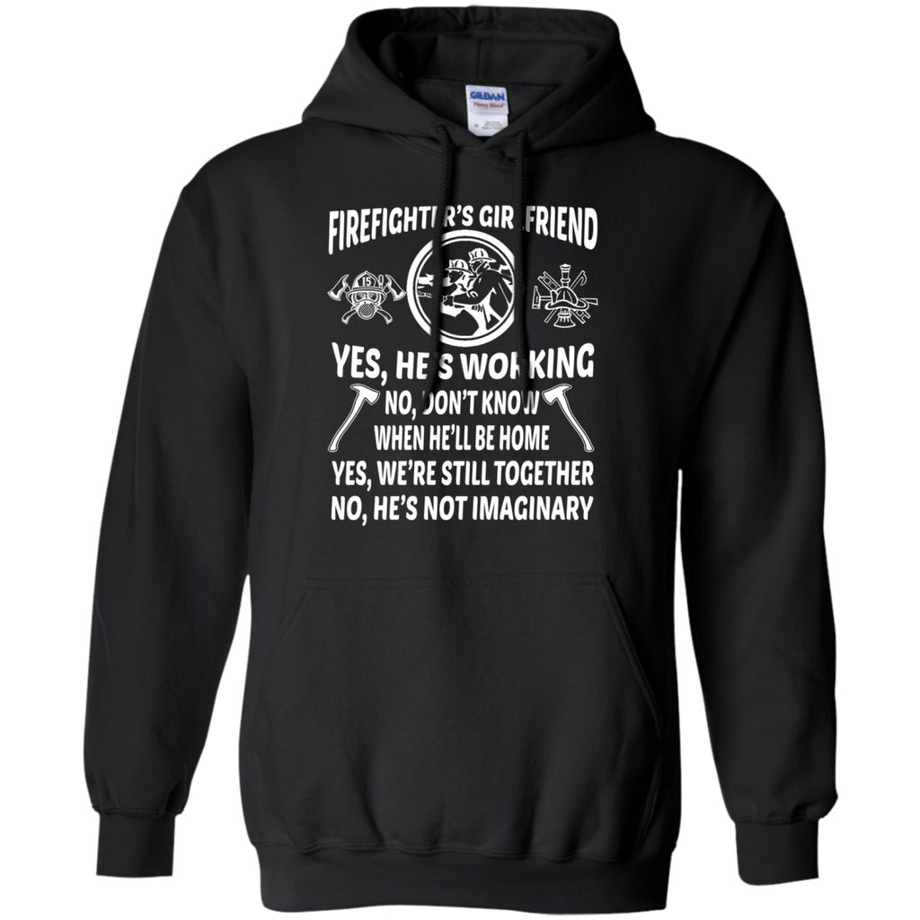 firefighter's wife yes, he's working T-Shirt