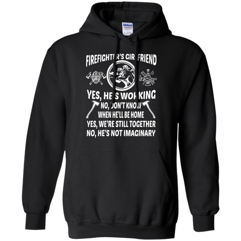 firefighter's wife yes, he's working T-Shirt