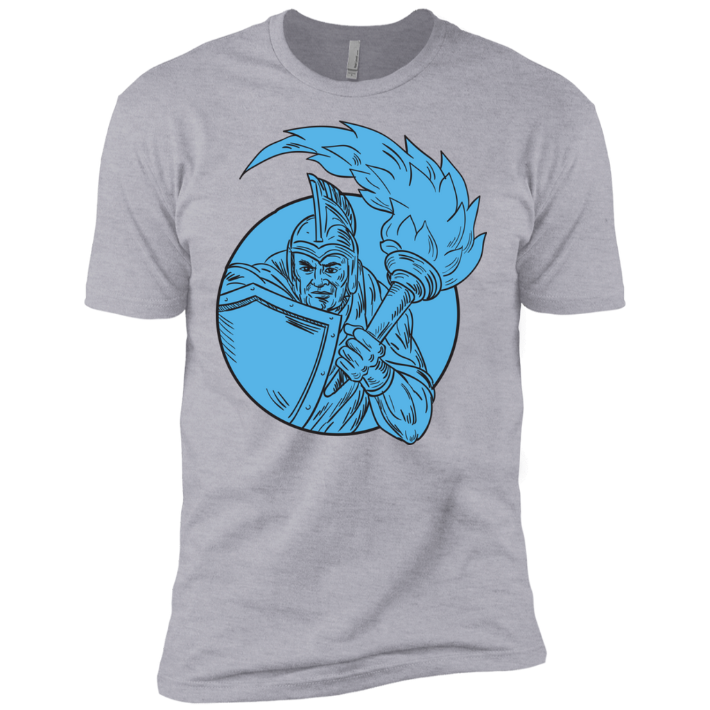 centurion soldier torch circle drawing sweatshirt T-Shirt