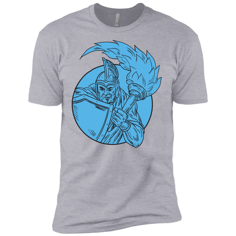 centurion soldier torch circle drawing sweatshirt T-Shirt