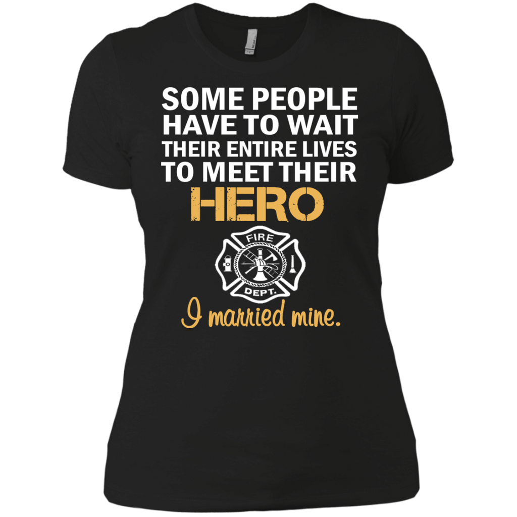 firefighter's wife matching family T-Shirt