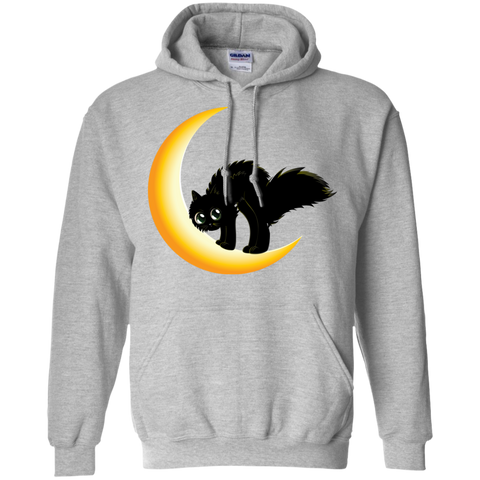 black cat on moon sweatshirt T-Shirt