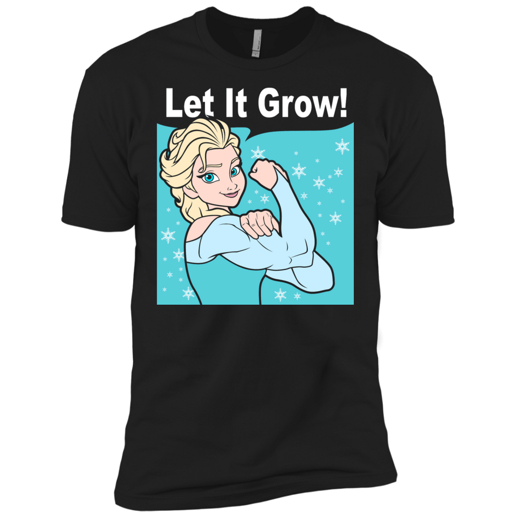 funny gym elsa let it grow fitness T-Shirt