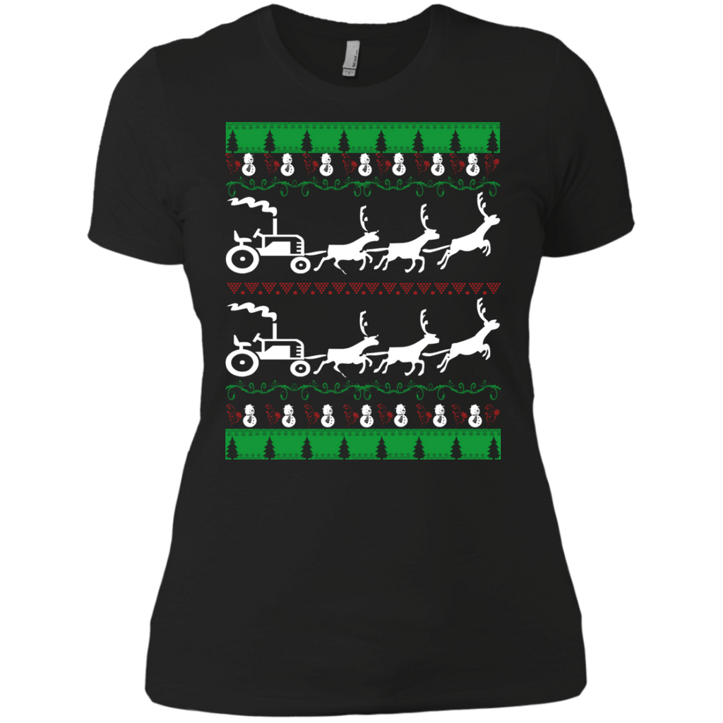 farmer christmas holiday sweater T-Shirt