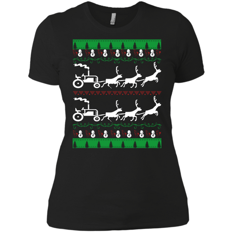 farmer christmas holiday sweater T-Shirt