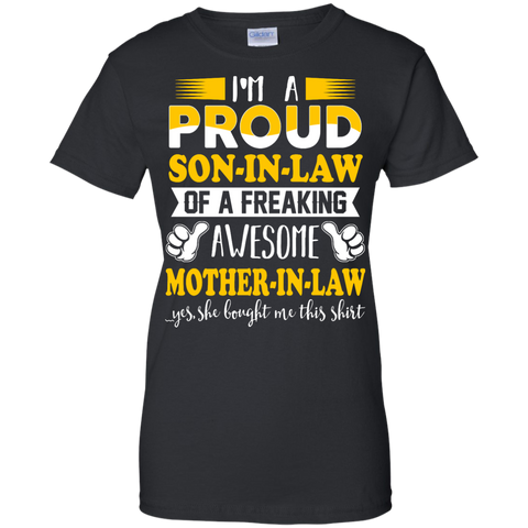 i'm a proud son-in-law of a freaking awesome mother-in-law T-Shirt