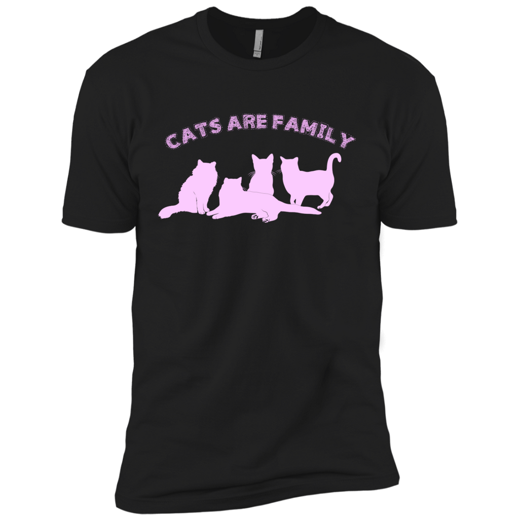 cats are family (pink) matching family T-Shirt