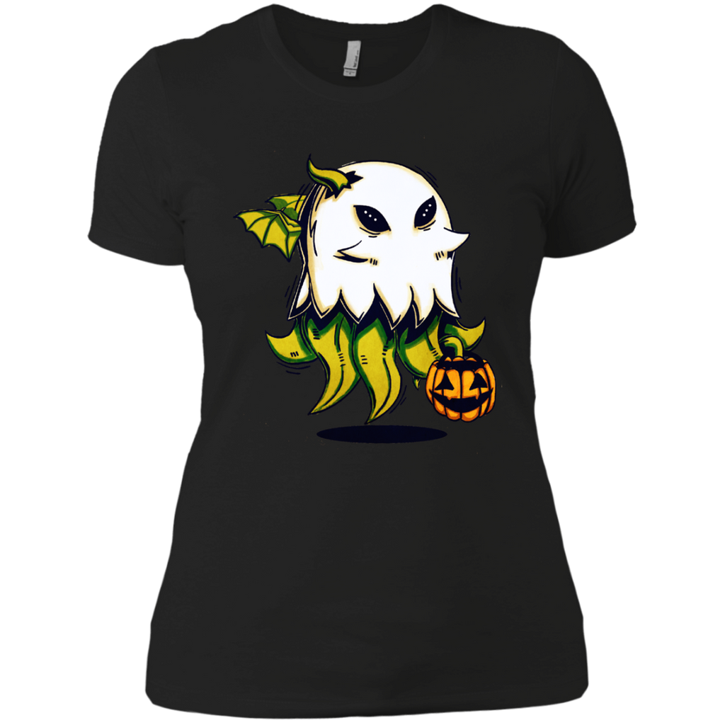 cthulhu does halloween T-Shirt Next Level Ladies Boyfriend Tee